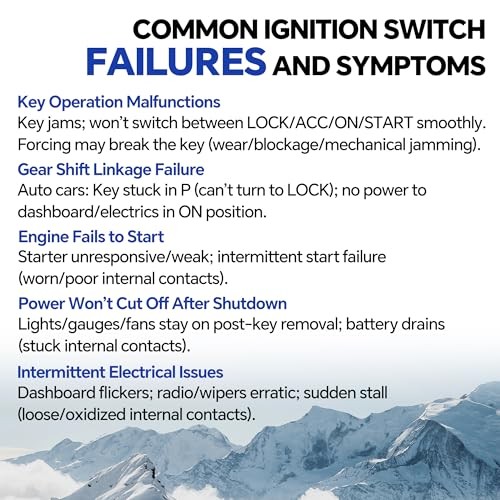 707835 Ignition Switch Lock Cylinder Compatible with 03-06