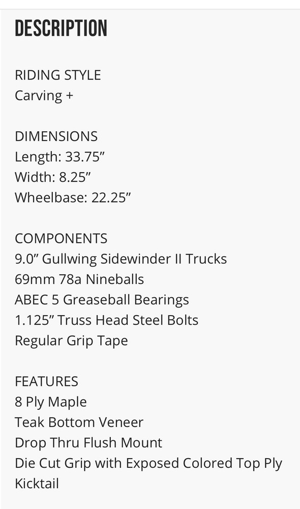 Sector 9 Chamber Vortex Longboard Used