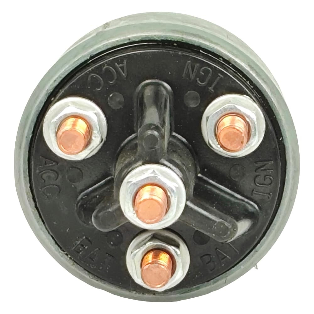 12V 4 Position Acc Off IGN (Start) Ignition Key Switch for Trailer Forklift