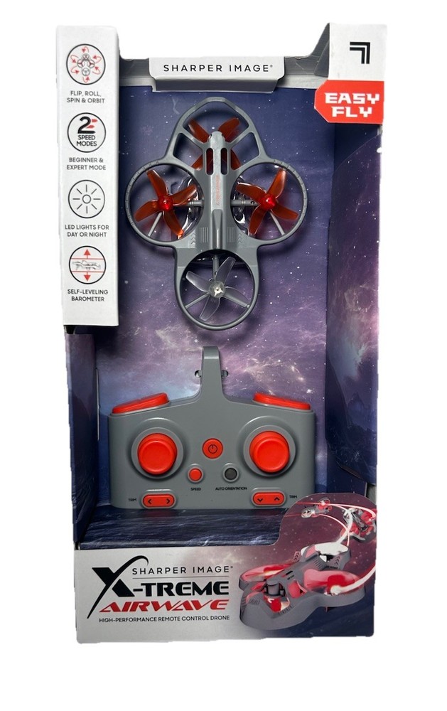 SHARPER IMAGE XTREME AIRWAVE HIGH-PERFORMANCE REMOTE CONTROL DRONE