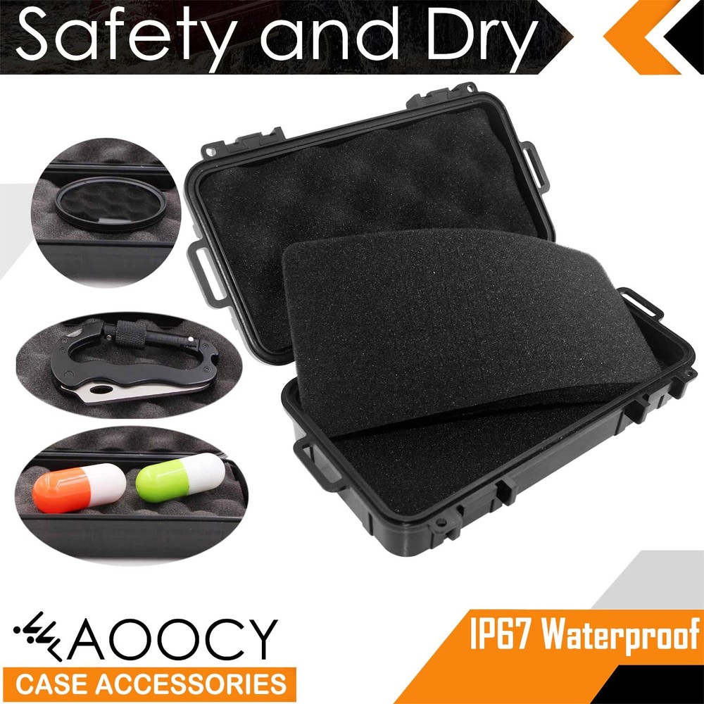 8'' Small Case With Pluck Customizable Foam Insert Ip67 Waterproof Hard Carrying