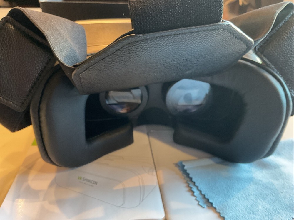 VR Shinecon 3D Virtual Reality Glasses For Android Cellphones Black