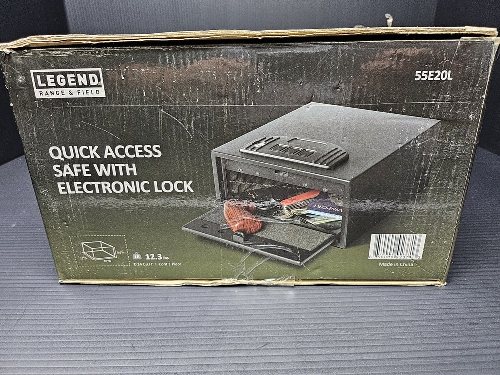 Fortress Model 55E20 Quick Access Safe Electronic Lock Light Backup Key