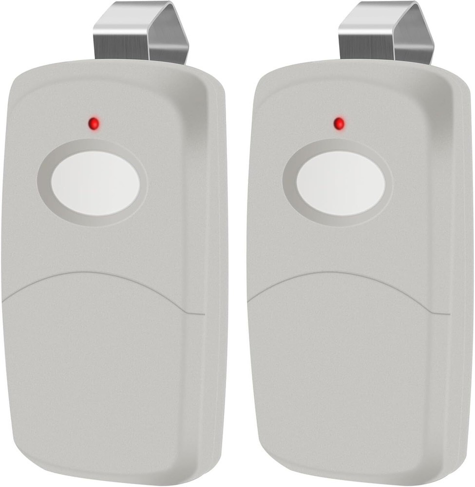 2x Garage Door Opener 1-Button Remote Grey for Linear Multi-Code 3089 308911