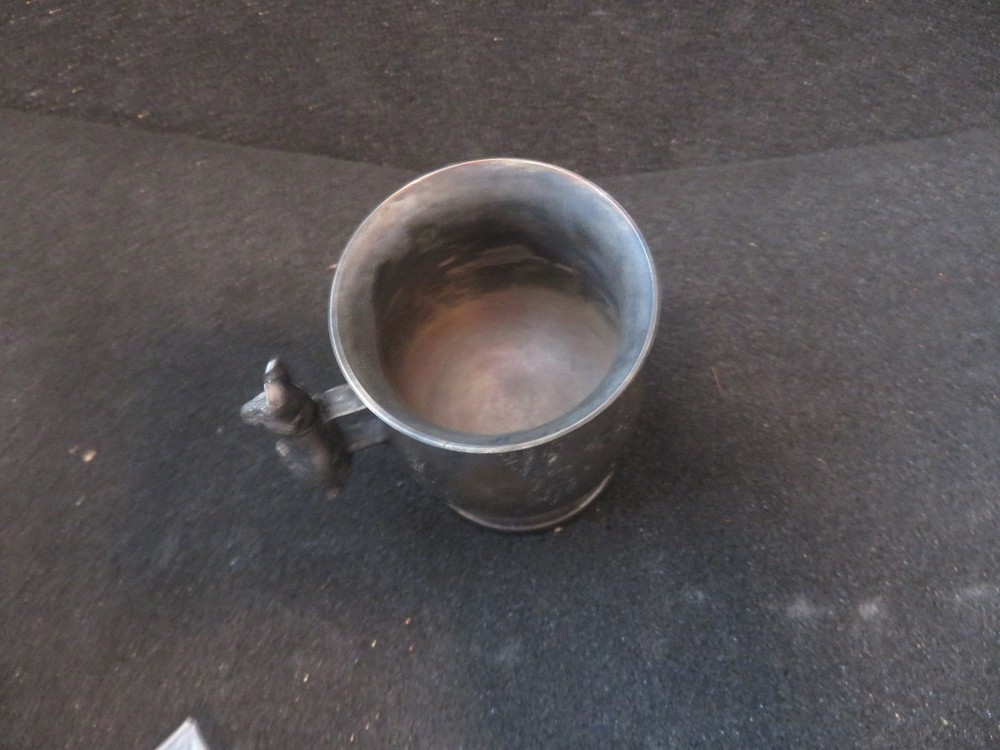Vintage Grenadier silverplate Cup Mug Rabbit Handle