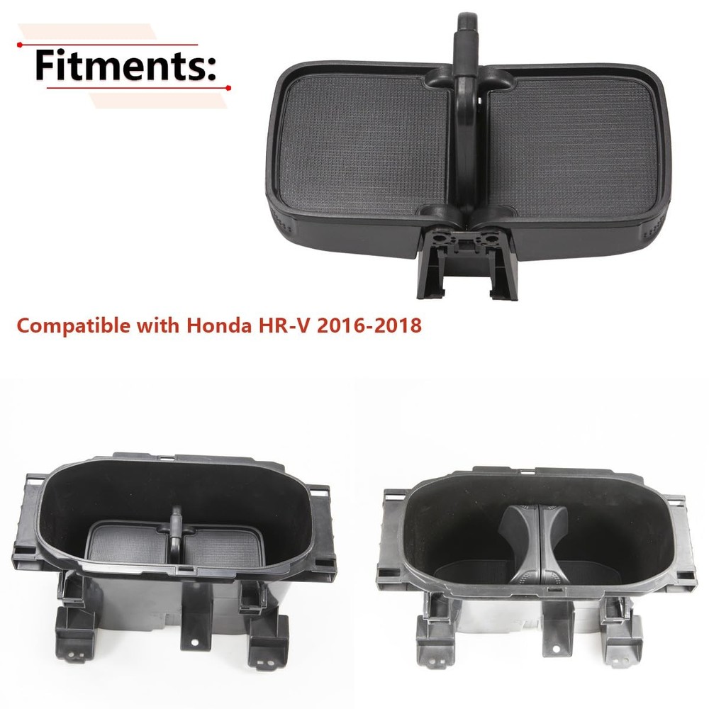 Cup Holder Insert Replacement Compatible with Honda HR-V 2016 2017 2018