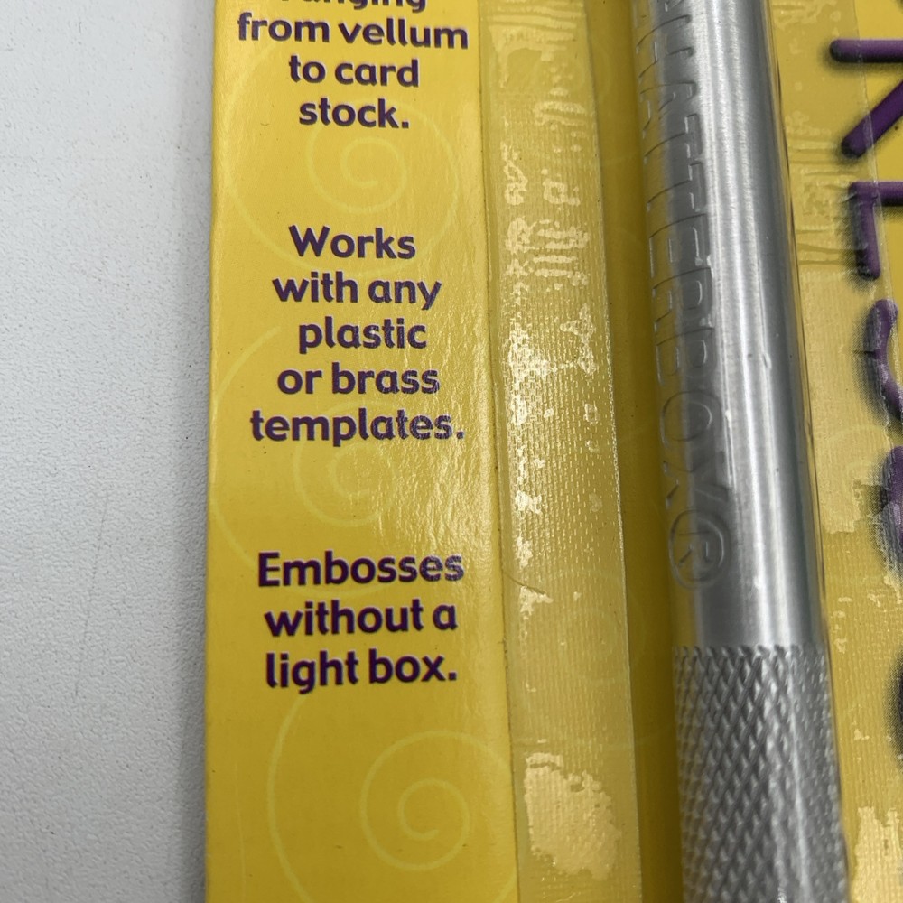 Chatterbox Empressor Rolling Ball Embosser Dual Tips Journaling Genie Template