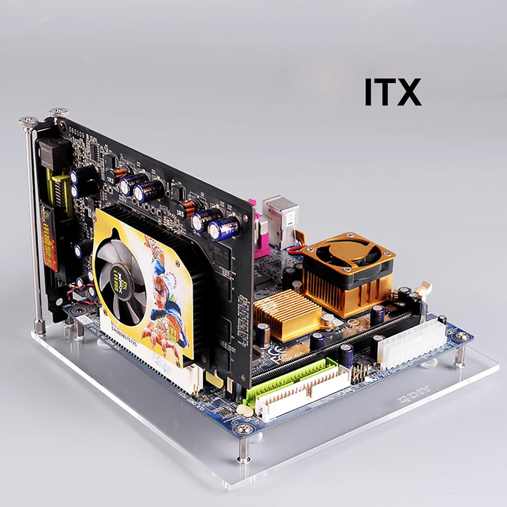 PC Open Frame Test Bench Mini ITX Motherboard Overlock Computer Case DIY Mod Ba
