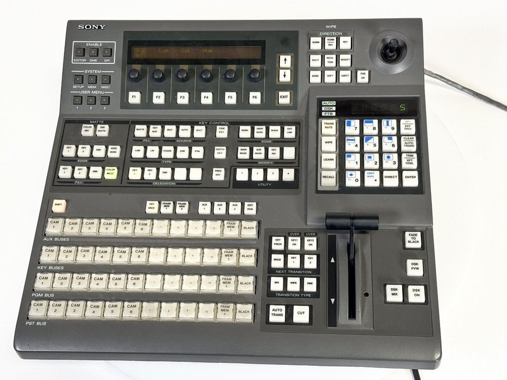 SONY Switcher Control DVS-2000C Model & BKDS-2010 Switcher Panel