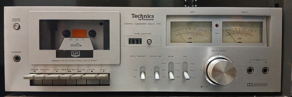 Technics RS-616 Stereo Casette Deck