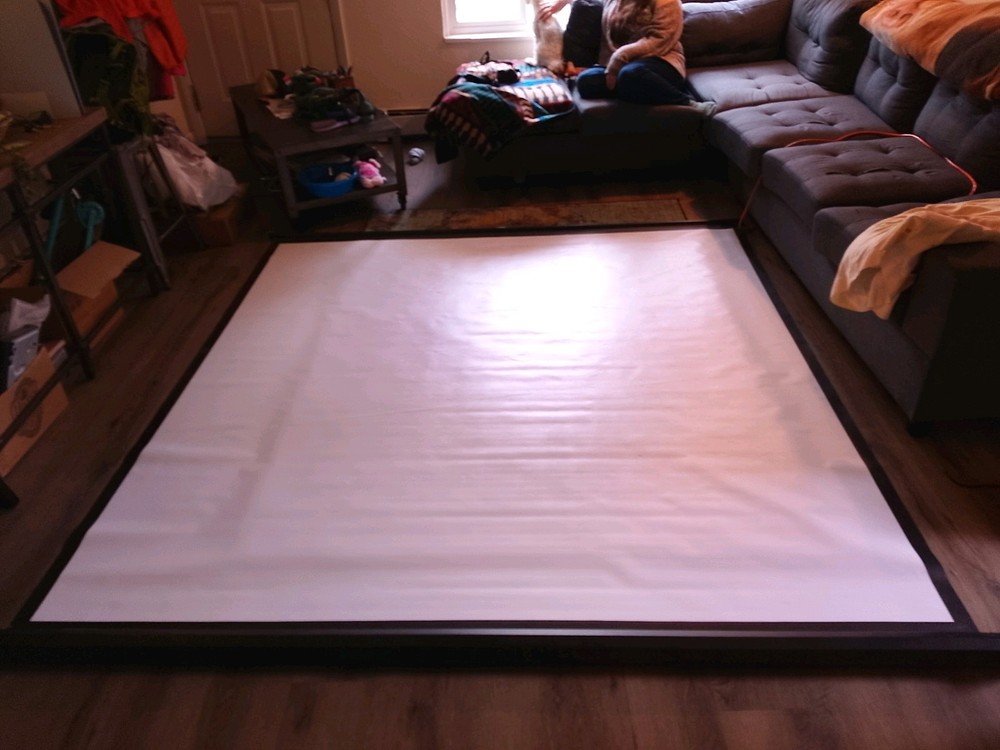 Elite Screens 119" (1:1) Pull Down Projector Screen White