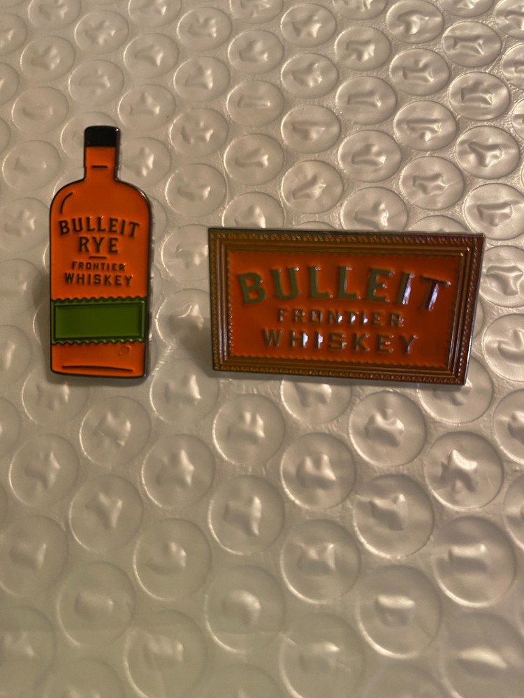 BULLEIT BOURBON FRONTIER WHISKEY LAPEL PINS