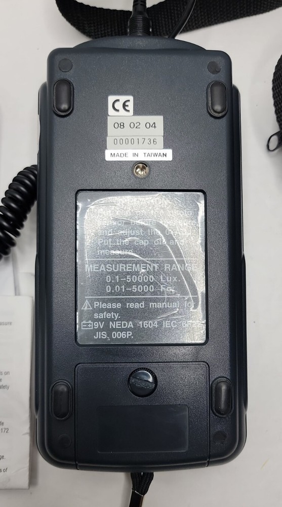 Greenlee DIgital Light Meter 93-172 With Case & Sensor