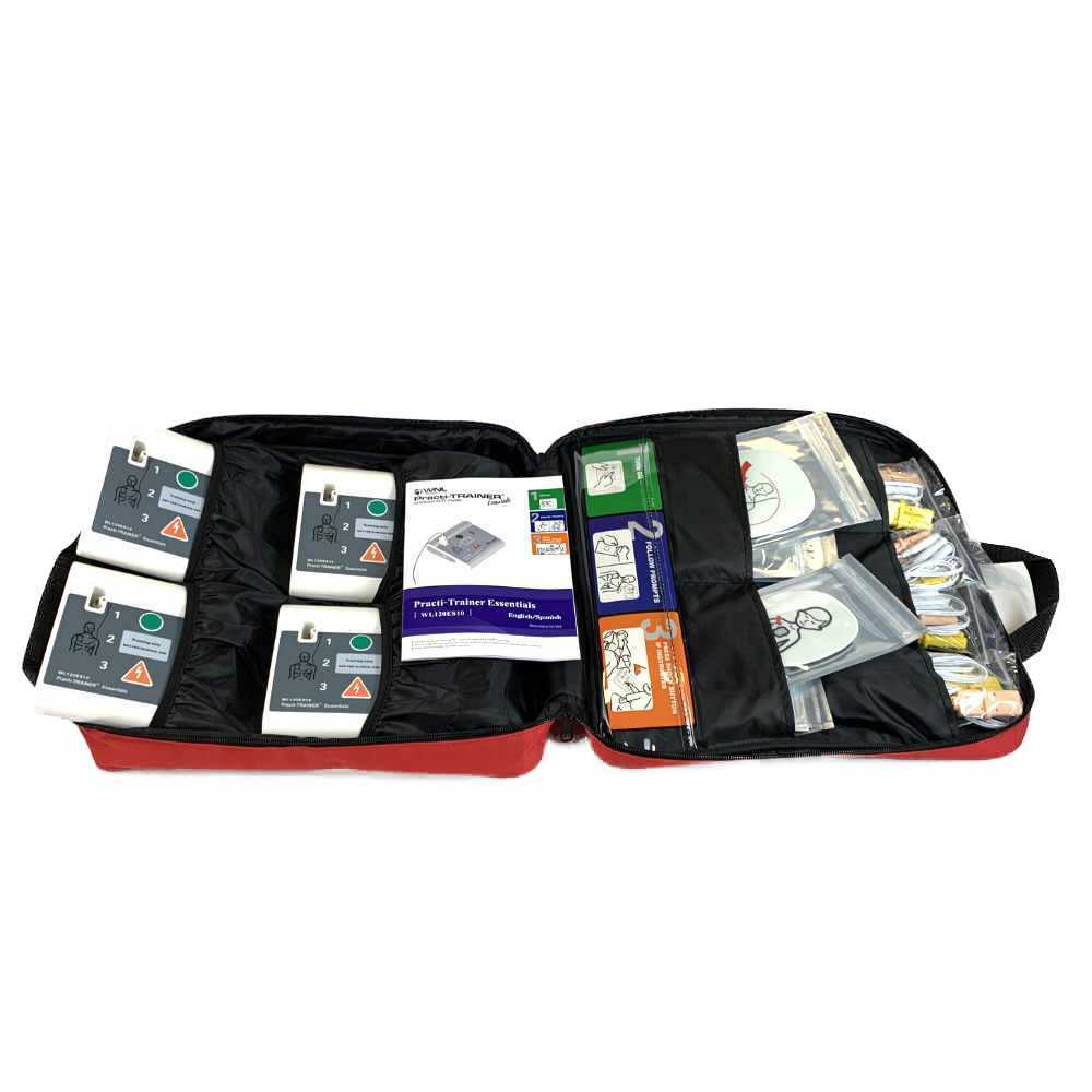 4 Practi-trainer AED trainers - Small and Easy to use