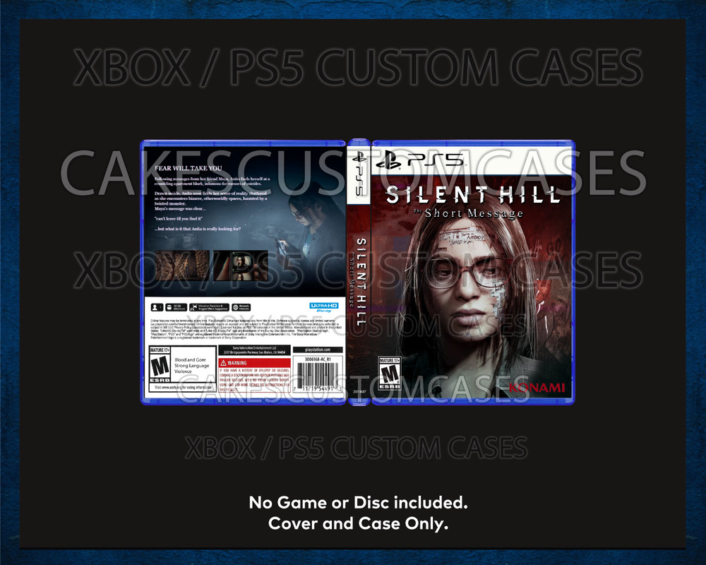 Replacement Case - NO GAME - Silent Hill: Short Message - PS5 Game Case