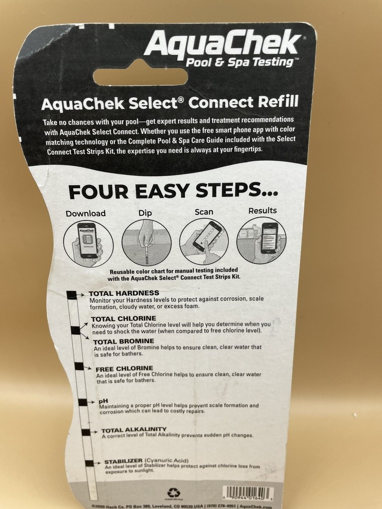 Select Connect Kit Refill Test Strips for Swimming Pools