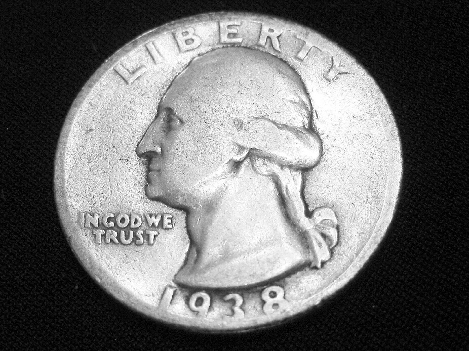 1938 Washington Quarter -- Very Fine