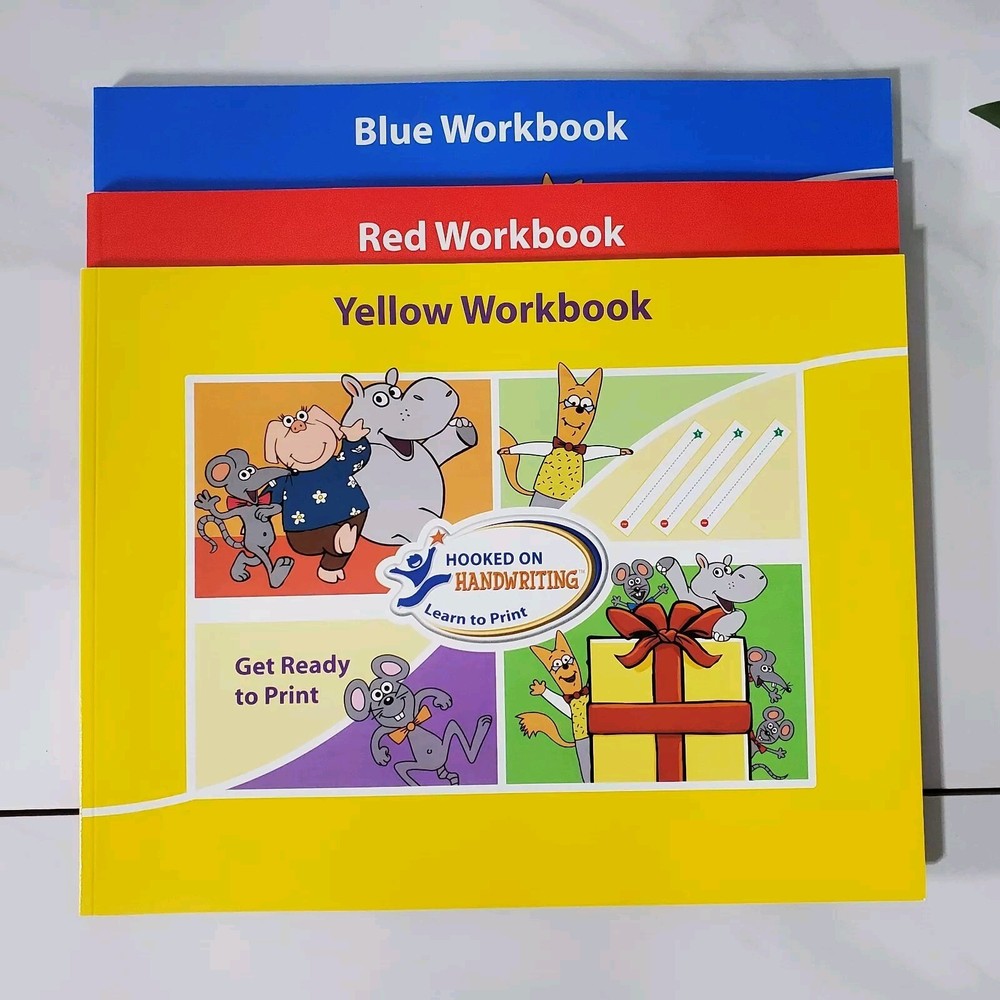 Hooked On Handwriting Learn To Print Activity And Workbooks With CD-ROM