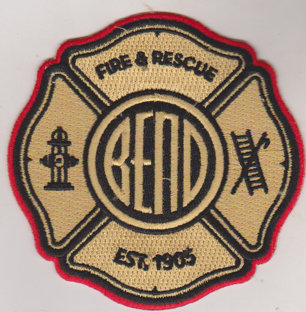 City of Bend OR Fire & Rescue Training patch