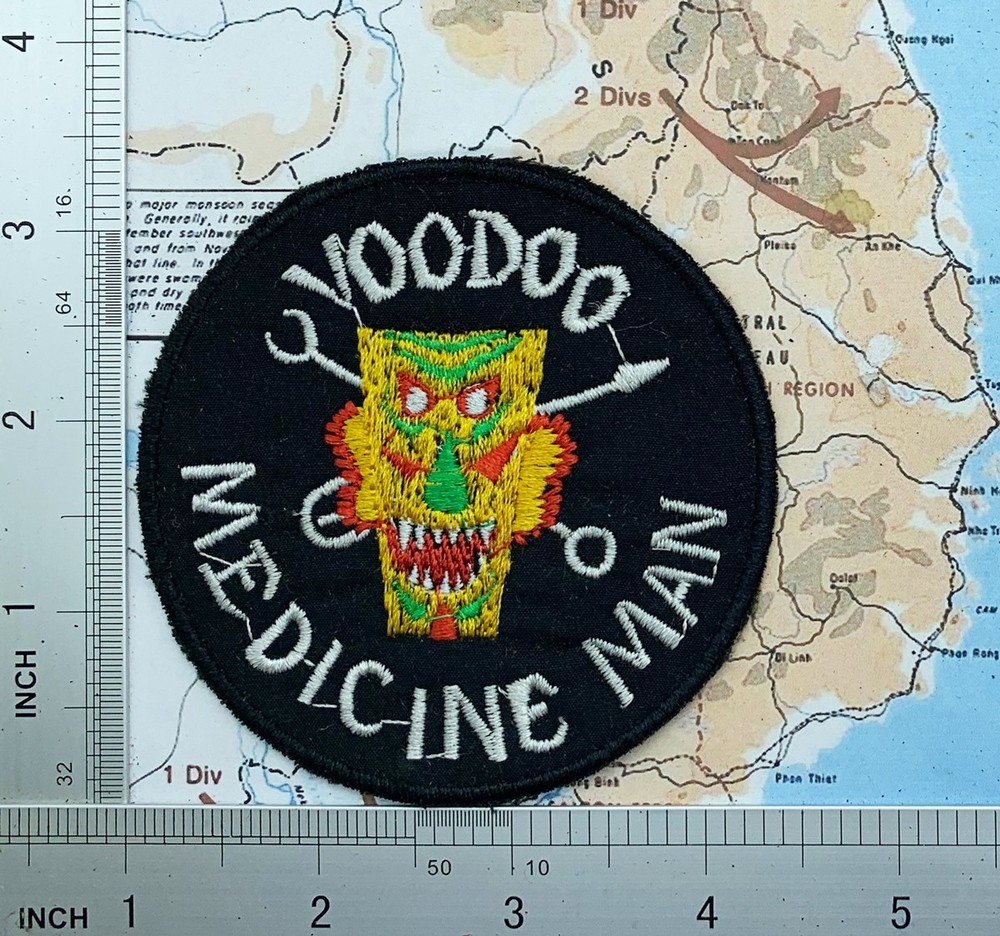 PATCH , voodoo , medicine man patch Vietnamwar patch , p2-16