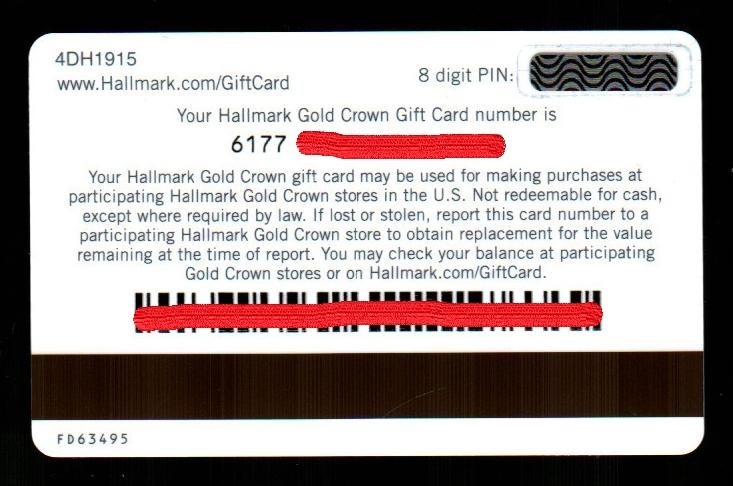 HALLMARK Roses ( 2018 ) Gift Card ( $0 )