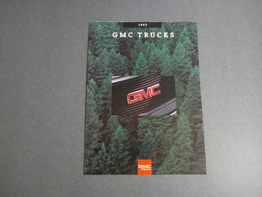 1993 GMC Trucks Sales Folder