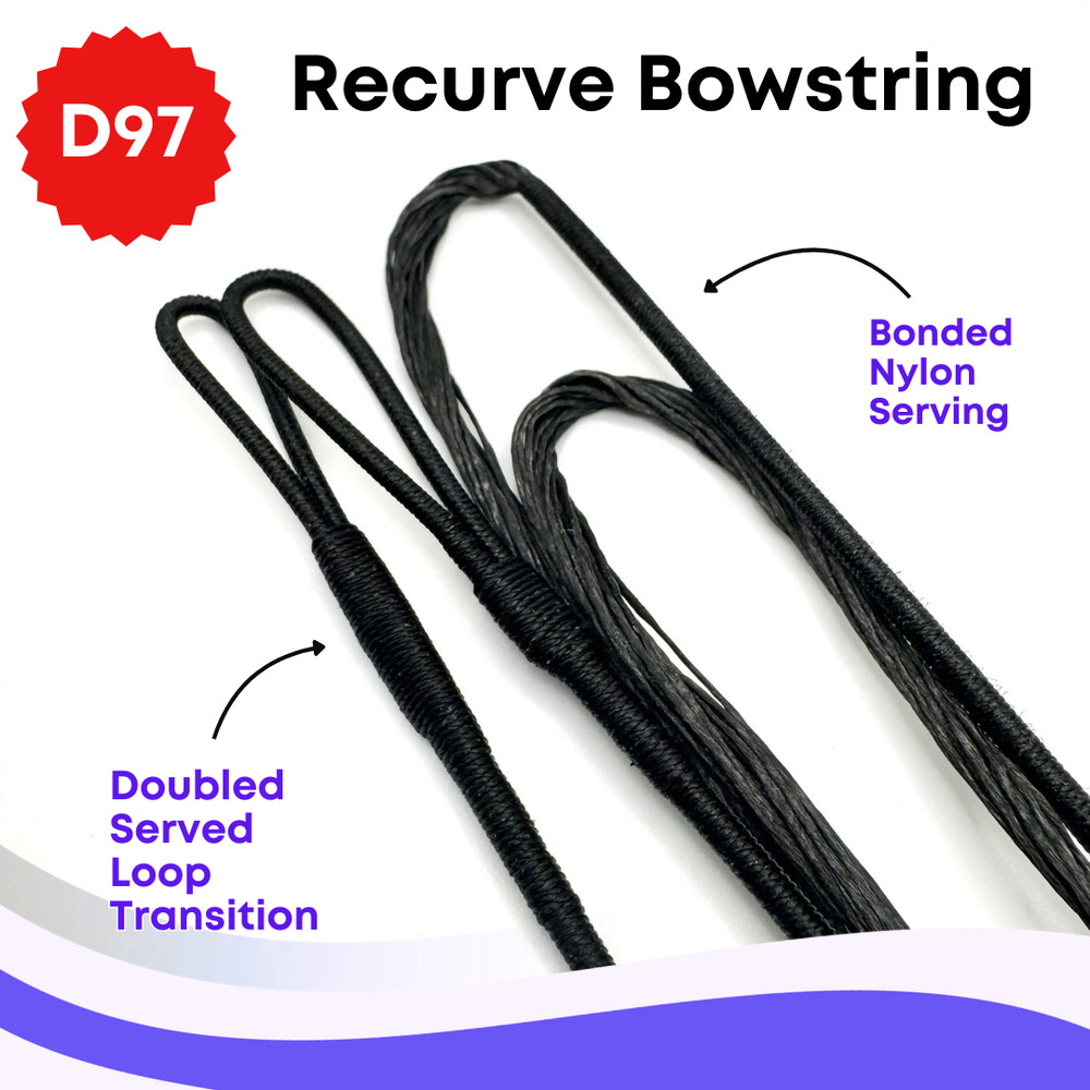 Recurve Traditional Archery Bowstring - Endless Loop - D97 (Dynaflight)