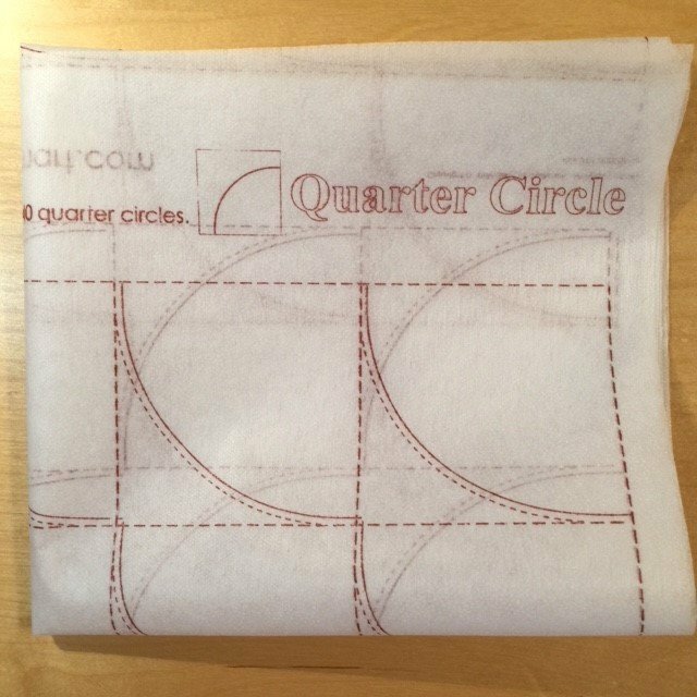 QUILTSMART INTERFACING PANEL LOVE RING,  PANELS FOR QUILT TOP