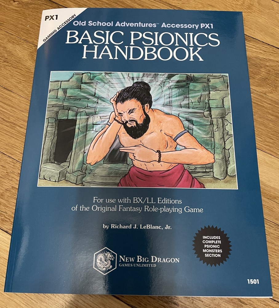 Dungeons & Dragons: Basic Psionics Handbook OSR B/X D&D