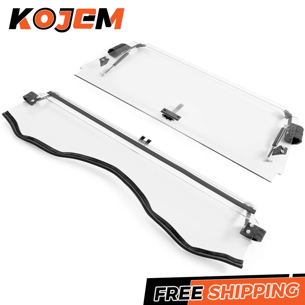 For Can-Am Scratch Resistant Full Flip Windshield 11-20 Commander 800/1000/Max