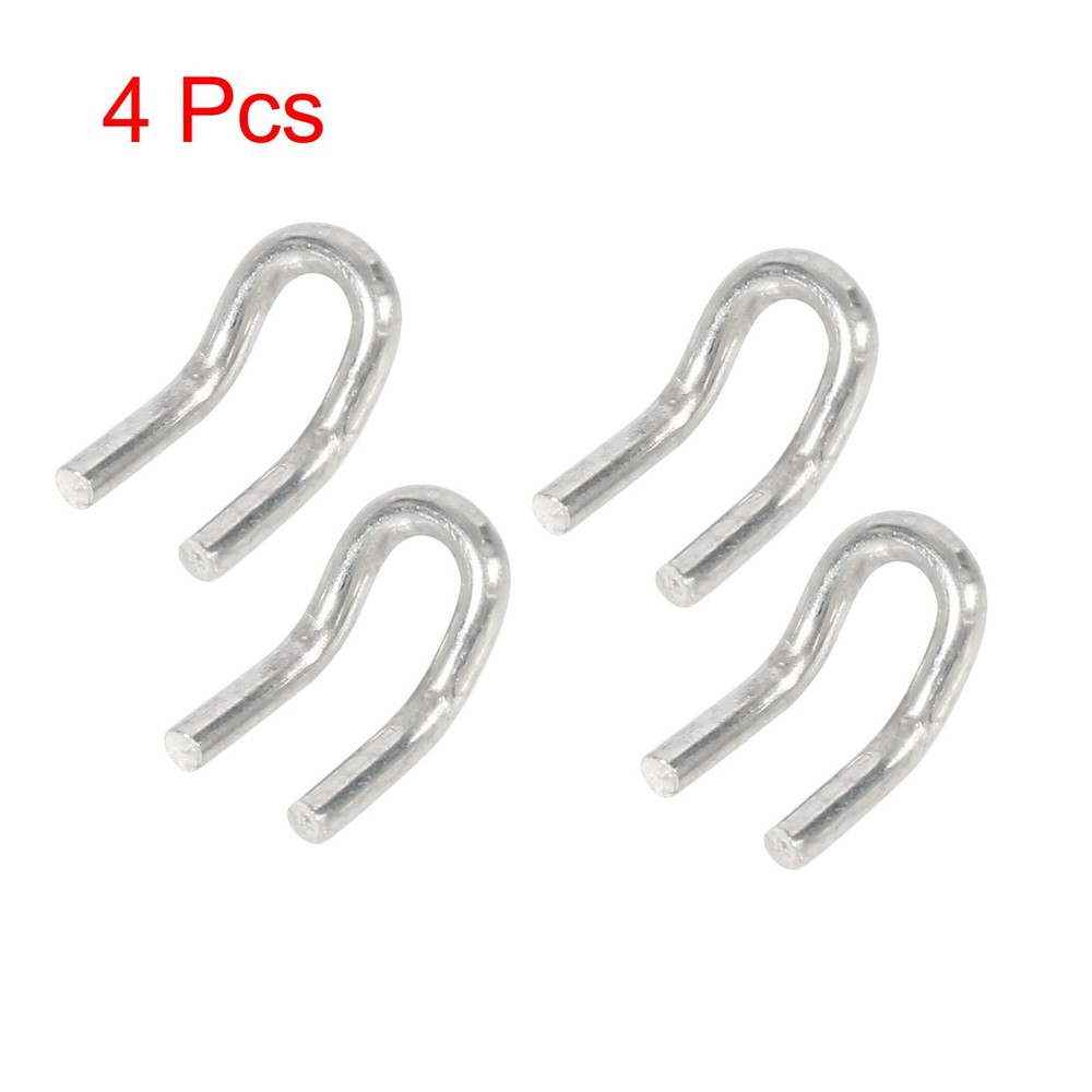 4pcs Universal U Shaped Motorcycle Scooter Exhaust Pipe Muffler Pull Hooks