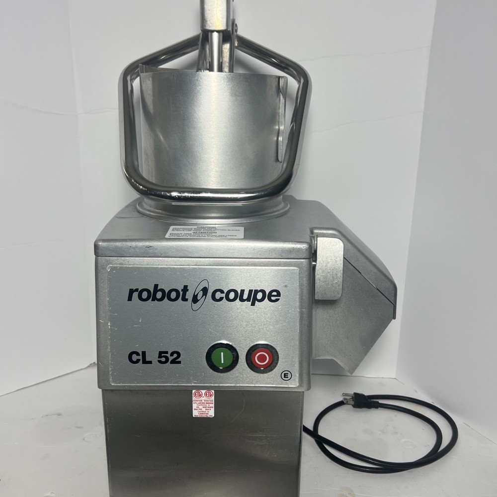 Robot Coupe CL 52 E Series E Continuous Feed Vegetable / Food Processor W/ Discs
