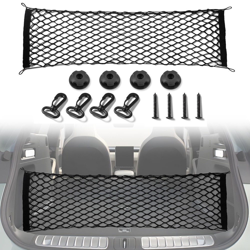 Cargo Net Stretchable Car Exterior Accessories Adjustable Elastic Trunk Storage