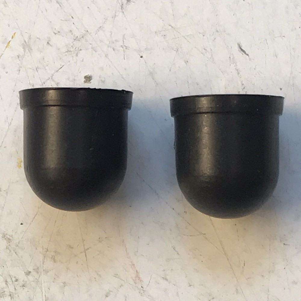 Two Black Skateboard Tracker Truck Small Pivot Cups Bushings