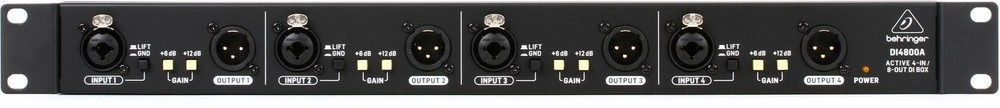 Behringer DI4800A Professional 4 Channel Active DI-Box