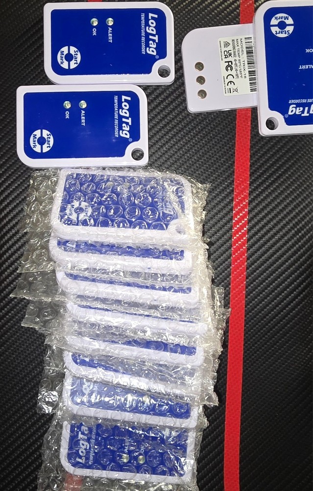 12 - LogTag TRIX-16 Multi-Use Temperature Data Logger 12 pack