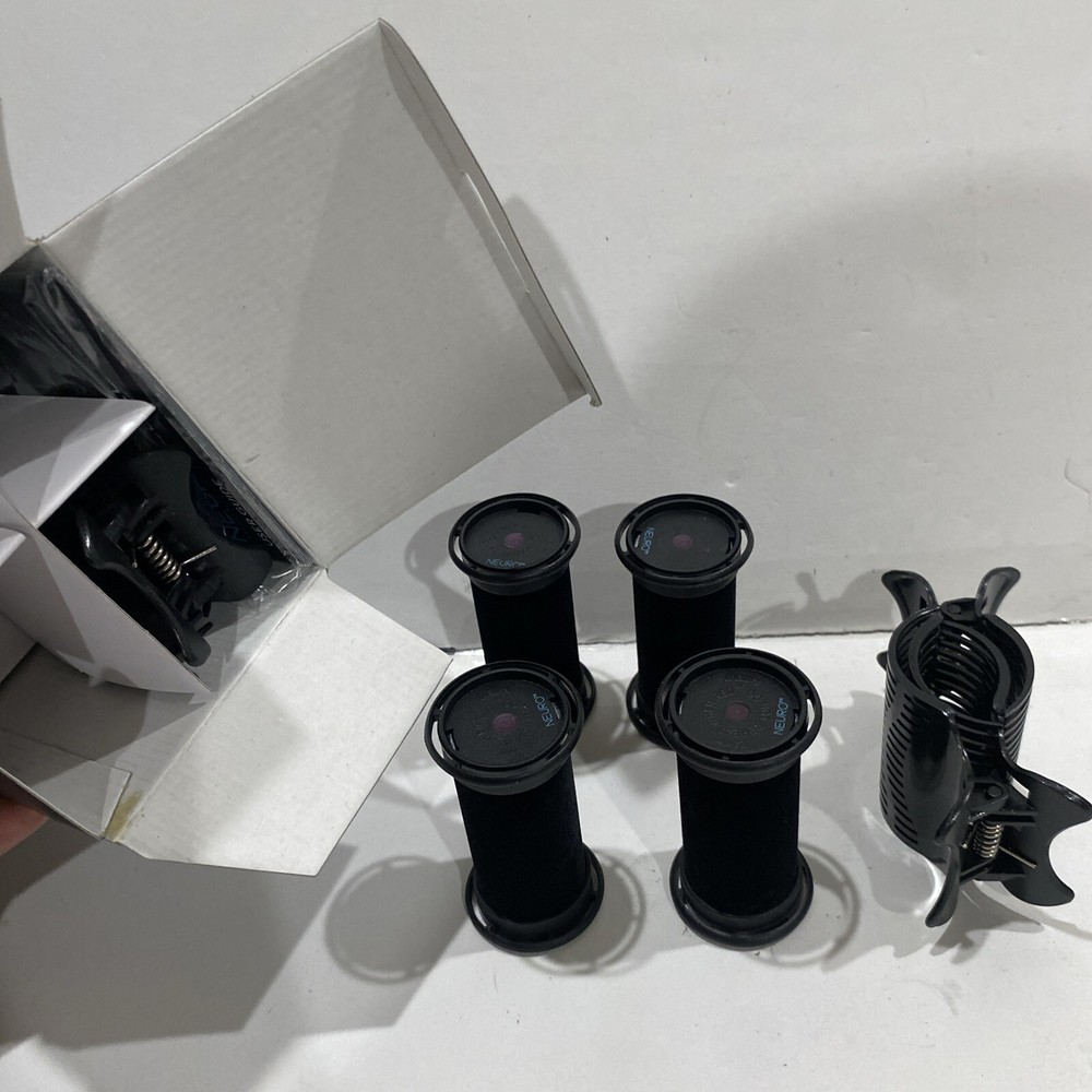 New - Paul Mitchell Neuro Cell 1" Hot Rollers Set of 4 Rollers & 4 Spring Clips