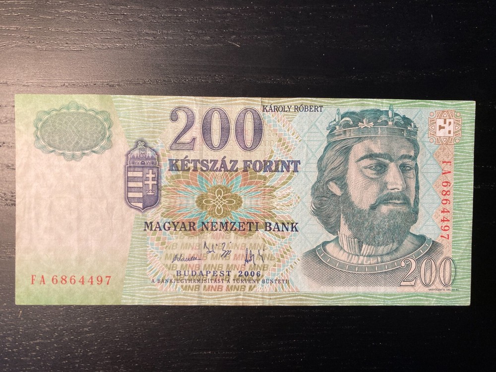 Banknote Hungary 200 Forint 2006 Circulated