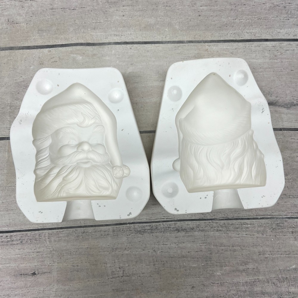 2003 Clay Magic Ceramic Casting Mold Classic Santa Head #2553