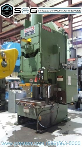 150 TON NIAGARA E-150-S, C-FRAME PRESS