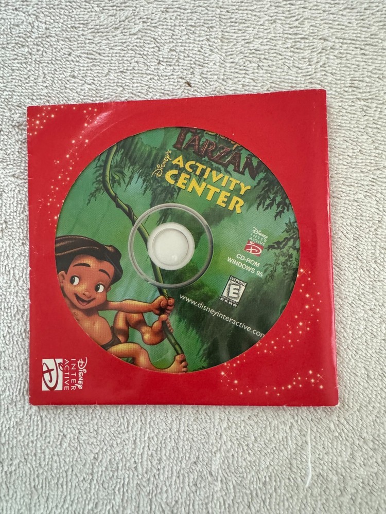 Disney Tarzan Activity Center PC Windows Computer 1999 Windows 98/XP