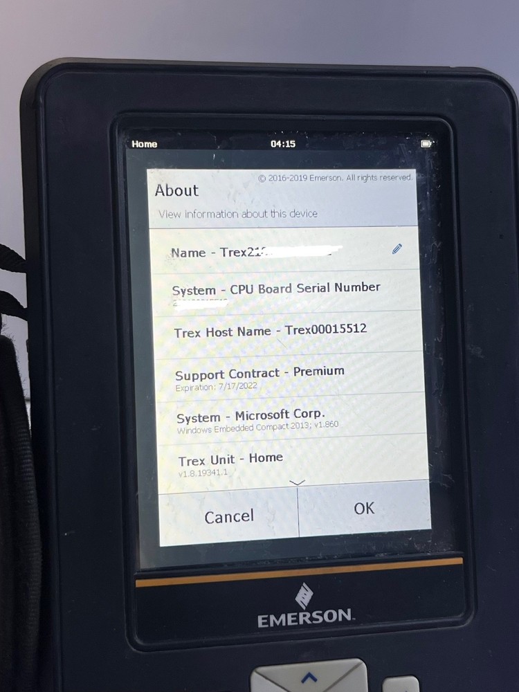 Emerson AMS TREX Device Communicator