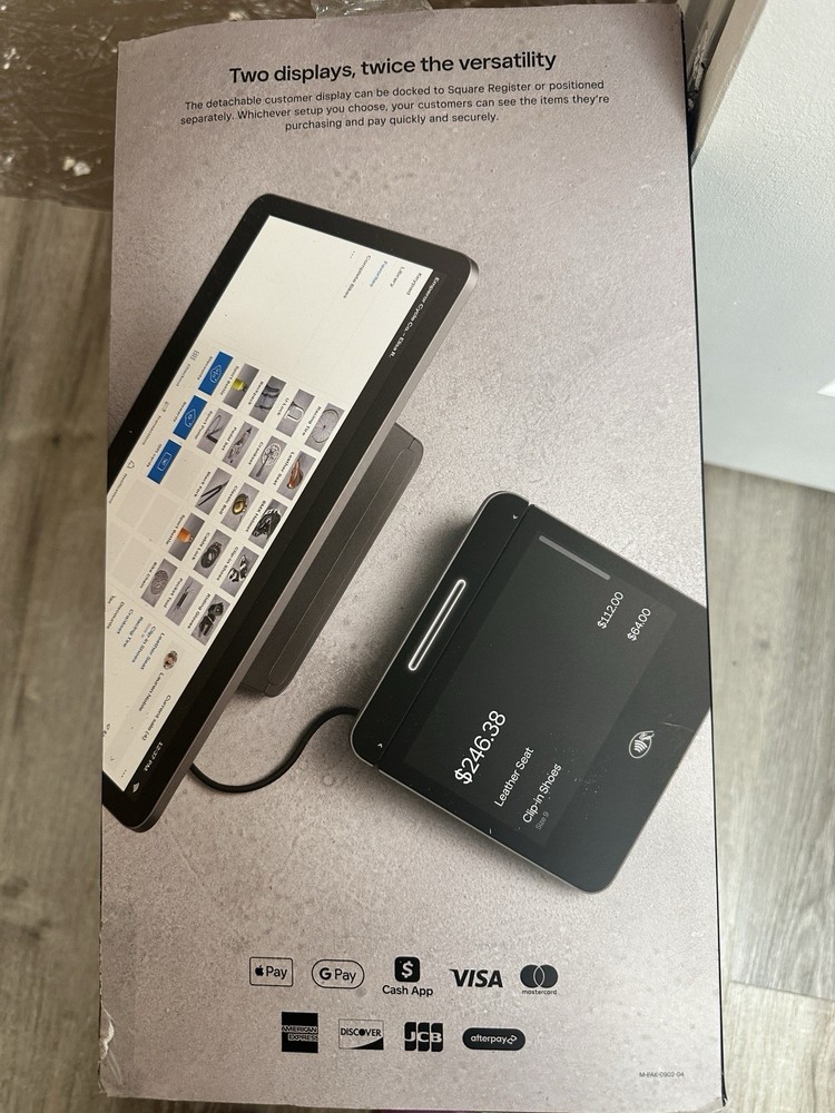 Complete Square POS system perfect for retail environment.