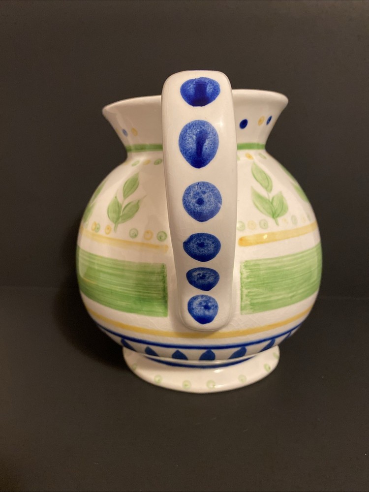 Decorative Ceramic Pitcher By Gibson Designs 8”