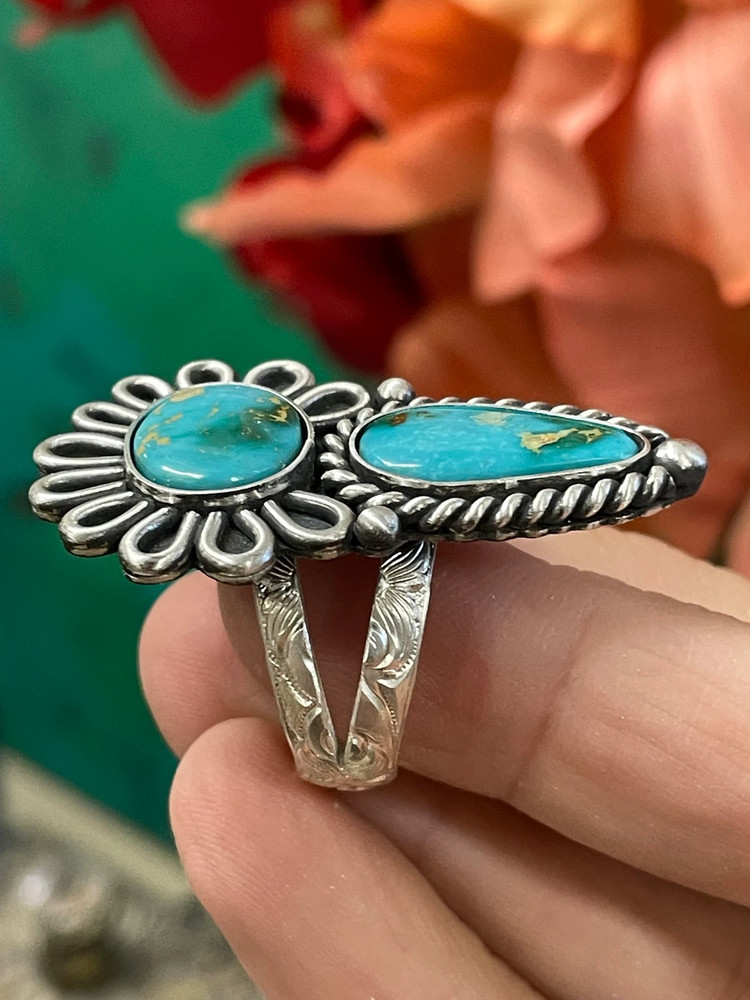 Turquoise ring made in your size