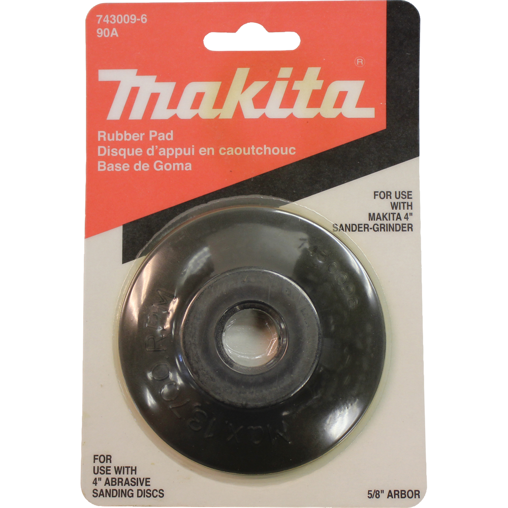 Makita 4" Rubber Backing Pad (743009-6)