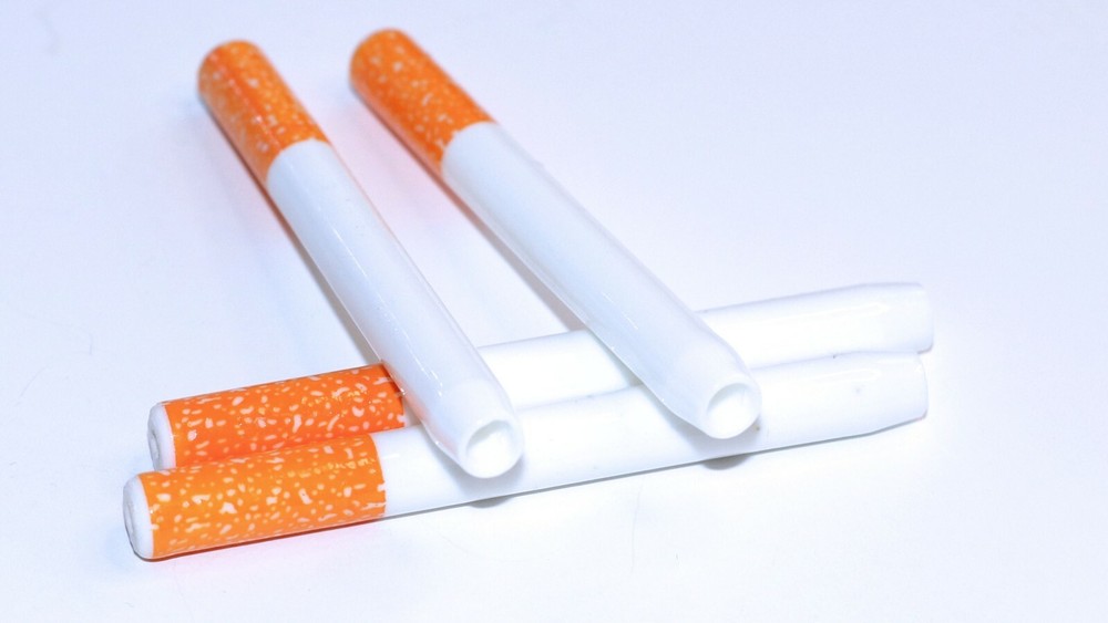 5 x 3" Ceramic One Hitter Bat- One Hitter Pipe- Ceramic Clean Smoking Pipe