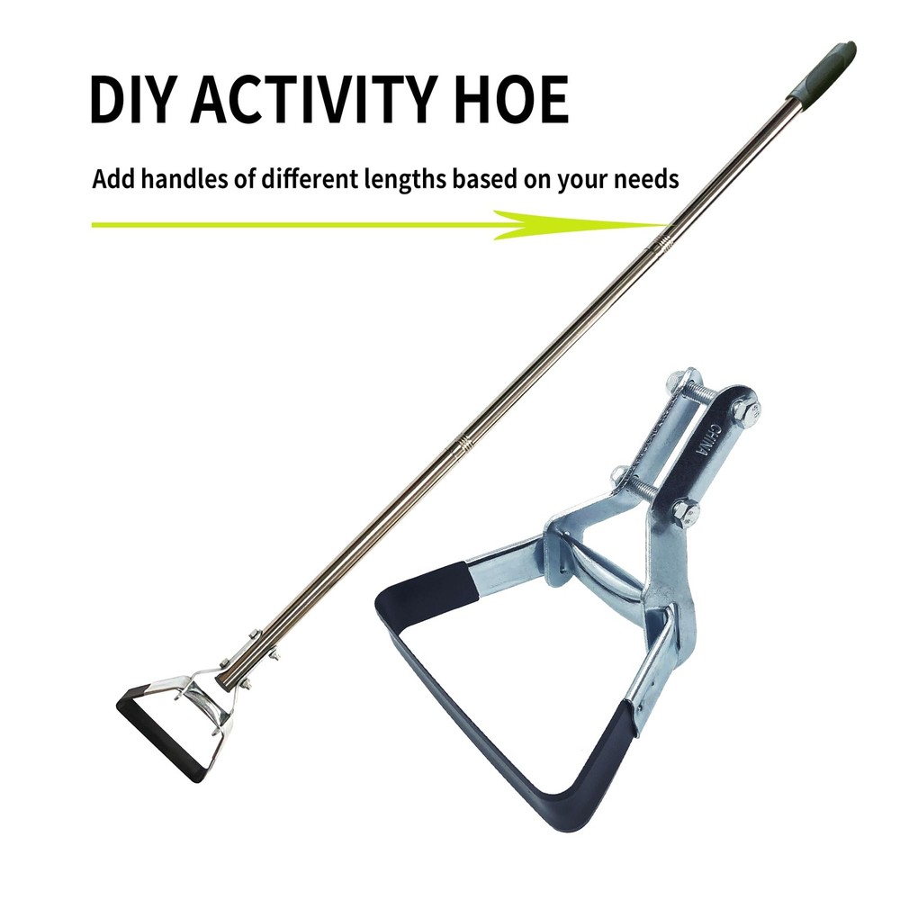 Garden Tool Stirrup Hoe Hula Replacement Heads Adjustable Scuffle Hoes Loop W...