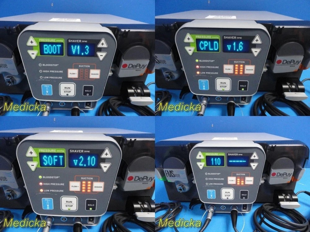 Arthroscopy Shaver & Fluid Control Console w/ Interface Cable & FootPedal ~29196