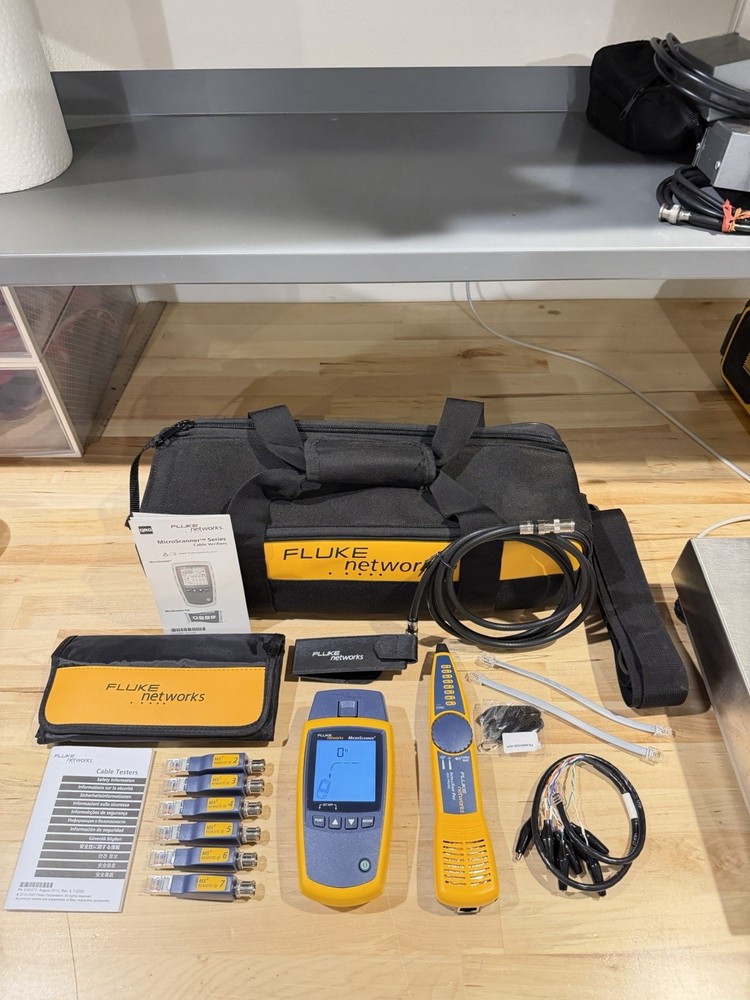 FLUKE NETWORKS MS2-KIT MICROSCANNER 2 & INTELLITONE PRO200 CABLE TEST KIT